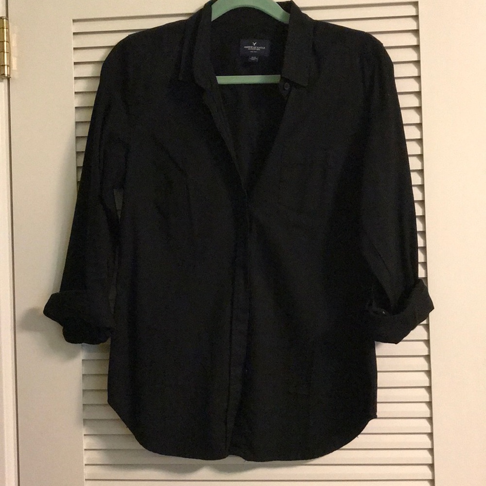 Black button down blouse by American Eagle 🦅
